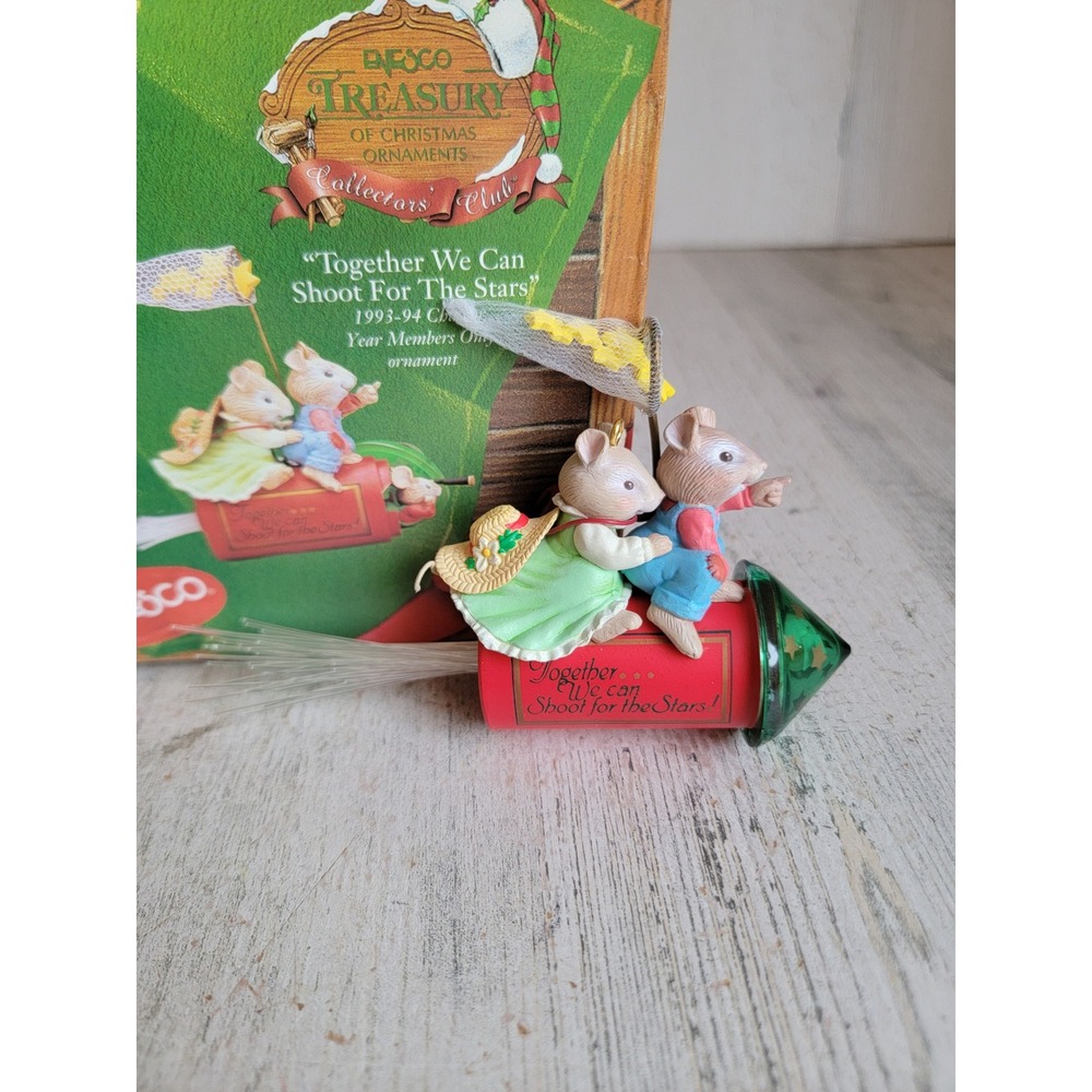 Enesco together we can shoot for the stars vintage ornament Xmas‎